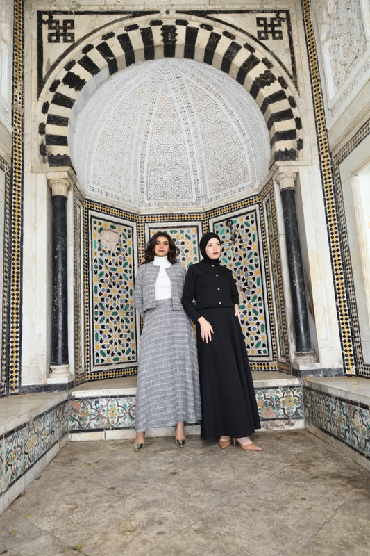 Set Lys en "Noir" (Veste + Jupe)