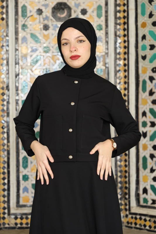 Set Lys en "Noir" (Veste + Jupe)